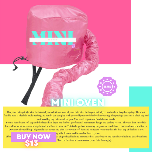 Mini Oven™ Travel Overhead Dryer Attachment | Hair Bakerie